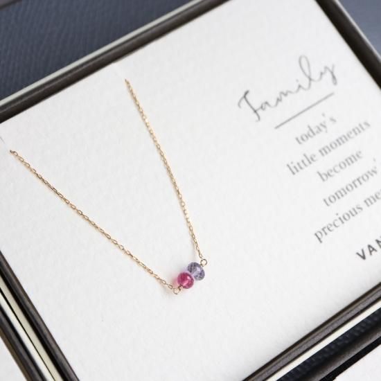 VANLOON]K10/K18/Pt850［かぞくのネックレス］line