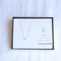 [VANLOON]K10/K18【6月/淡水パール】小さな誕生石のネックレス
