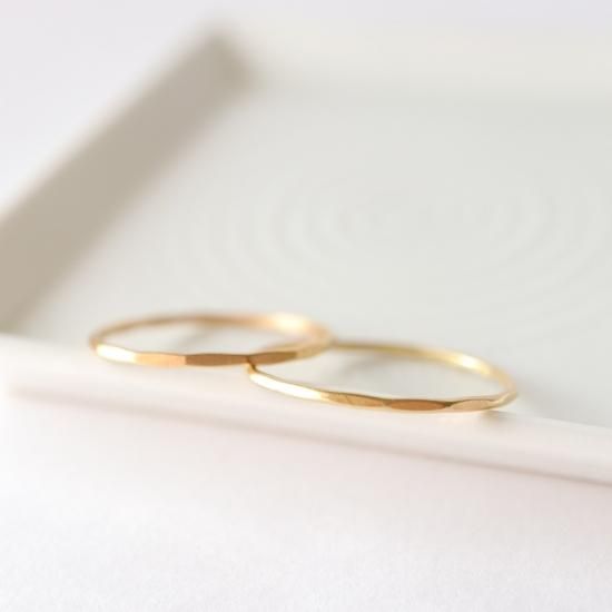 VANLOON]K18/K10【LIFE WITH】 [FROM THE START] RING