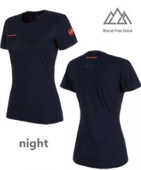 【在庫商品】マムート モエンチ ライト Tシャツ レディース Mammut Moench Light T-Shirt Women 1017-00060 color:night size:M