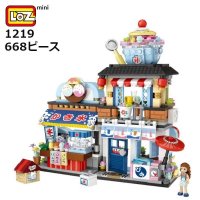 LOZ ֥å 1219 ɹ 668ԡ  ܿ Japanese Folding Food Street mini ߥ˥֥å LEGO 쥴 ʥΥ֥å ߴԲ