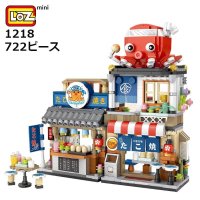 LOZ ֥å 1218 Ƥ 722ԡ  ܿ Japanese Folding Food Street mini ߥ˥֥å LEGO 쥴 ʥΥ֥å ߴԲ