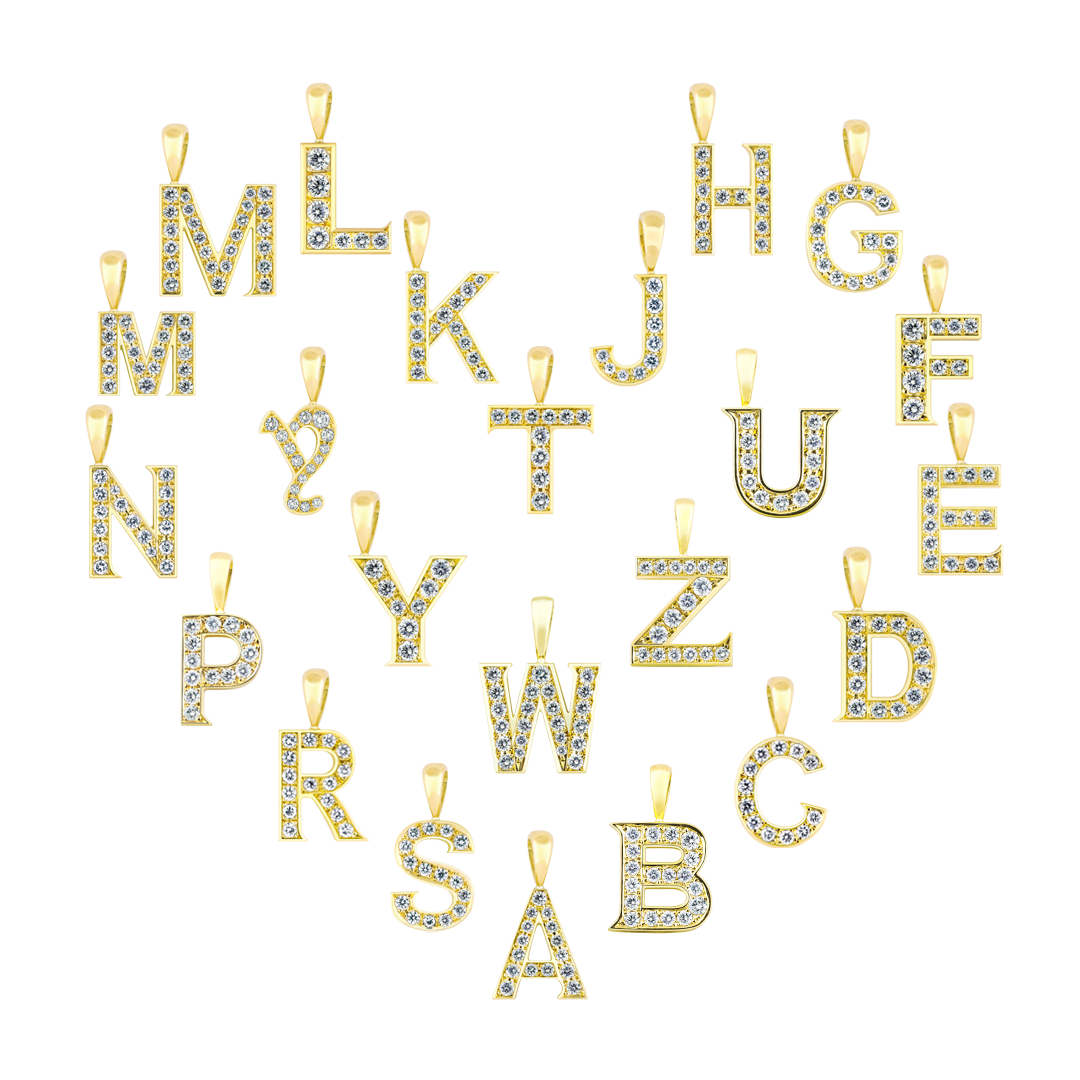 Diamond alphabet /18KYG