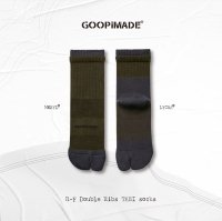 <img class='new_mark_img1' src='https://img.shop-pro.jp/img/new/icons50.gif' style='border:none;display:inline;margin:0px;padding:0px;width:auto;' />GOOPi R-F DOUBLE RIBS TABI SOCKS OLIVE/GRAY
