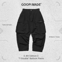 <img class='new_mark_img1' src='https://img.shop-pro.jp/img/new/icons50.gif' style='border:none;display:inline;margin:0px;padding:0px;width:auto;' />GOOPi “T-Double” Balloon Pants - Black