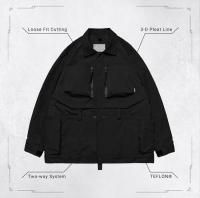 <img class='new_mark_img1' src='https://img.shop-pro.jp/img/new/icons50.gif' style='border:none;display:inline;margin:0px;padding:0px;width:auto;' />GOOPi Shadow 2-way Coach Jacket Black