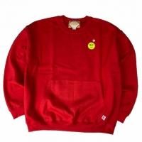 <img class='new_mark_img1' src='https://img.shop-pro.jp/img/new/icons15.gif' style='border:none;display:inline;margin:0px;padding:0px;width:auto;' />RELAX FIT MUFF SWEAT CREW RED