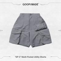 <img class='new_mark_img1' src='https://img.shop-pro.jp/img/new/icons50.gif' style='border:none;display:inline;margin:0px;padding:0px;width:auto;' />GOOPi Multi-Pocket Utility Shorts - LIGHT GRAY