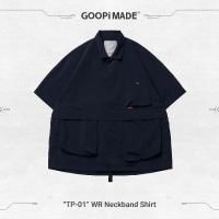 <img class='new_mark_img1' src='https://img.shop-pro.jp/img/new/icons50.gif' style='border:none;display:inline;margin:0px;padding:0px;width:auto;' />GOOPi WR Neckband Shirt - NAVY