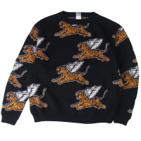 <img class='new_mark_img1' src='https://img.shop-pro.jp/img/new/icons50.gif' style='border:none;display:inline;margin:0px;padding:0px;width:auto;' />GanaG TIGER SWEATER BLACK
