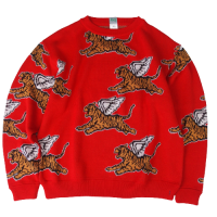 <img class='new_mark_img1' src='https://img.shop-pro.jp/img/new/icons50.gif' style='border:none;display:inline;margin:0px;padding:0px;width:auto;' />GanaG TIGER SWEATER RED