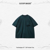 GOOPi “Archetype-01” 3D Pocket Tee - Turquoise