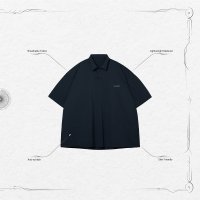 GOOPi “GNV-07” Soft Box Polo Shirt - Bathyal