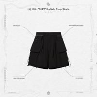 <img class='new_mark_img1' src='https://img.shop-pro.jp/img/new/icons15.gif' style='border:none;display:inline;margin:0px;padding:0px;width:auto;' />GOOPi (A).11G - DUET R-shield Strap Shorts - Black