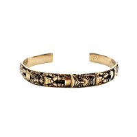<img class='new_mark_img1' src='https://img.shop-pro.jp/img/new/icons15.gif' style='border:none;display:inline;margin:0px;padding:0px;width:auto;' />LHN JEWELRY Tiki Totem Pole Cuff