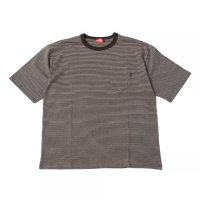<img class='new_mark_img1' src='https://img.shop-pro.jp/img/new/icons15.gif' style='border:none;display:inline;margin:0px;padding:0px;width:auto;' />nuttyclothing  Multi Border Pocket T-Shirt Chocolate Brown