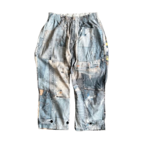 <img class='new_mark_img1' src='https://img.shop-pro.jp/img/new/icons15.gif' style='border:none;display:inline;margin:0px;padding:0px;width:auto;' />ANACHRONORM ARCHIVE DENIM COLLAGE WIDE EASY PANTS INDIGO