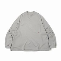 GOOPi X_Model-01 New-Form Pocket Tee - Ash