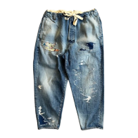 <img class='new_mark_img1' src='https://img.shop-pro.jp/img/new/icons15.gif' style='border:none;display:inline;margin:0px;padding:0px;width:auto;' />ANACHRONORM 52's SELVEDGE DENIM REMAKED EASY PANTS INDIGO