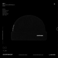 <img class='new_mark_img1' src='https://img.shop-pro.jp/img/new/icons15.gif' style='border:none;display:inline;margin:0px;padding:0px;width:auto;' />GOOPi MB-9 RE-formed LOGO Beanie SHADOW