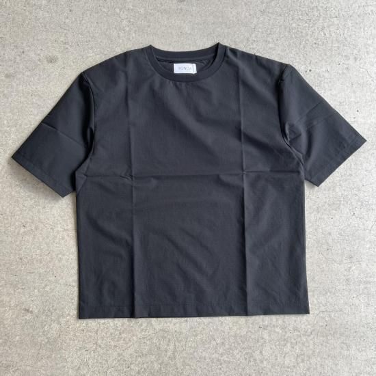 YONCA Cool Tech Tee | ブラック - FORTY FIVE ONLINE SHOP