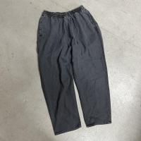 <img class='new_mark_img1' src='https://img.shop-pro.jp/img/new/icons15.gif' style='border:none;display:inline;margin:0px;padding:0px;width:auto;' />ANACHRONORM PIGMENT DYED LINEN TAPERED EASY PANTS BLACK DYED