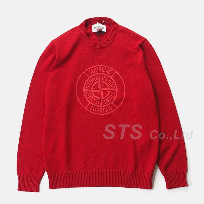 Supreme/Stone Island - Reflective Compass Sweater - ParkSIDER