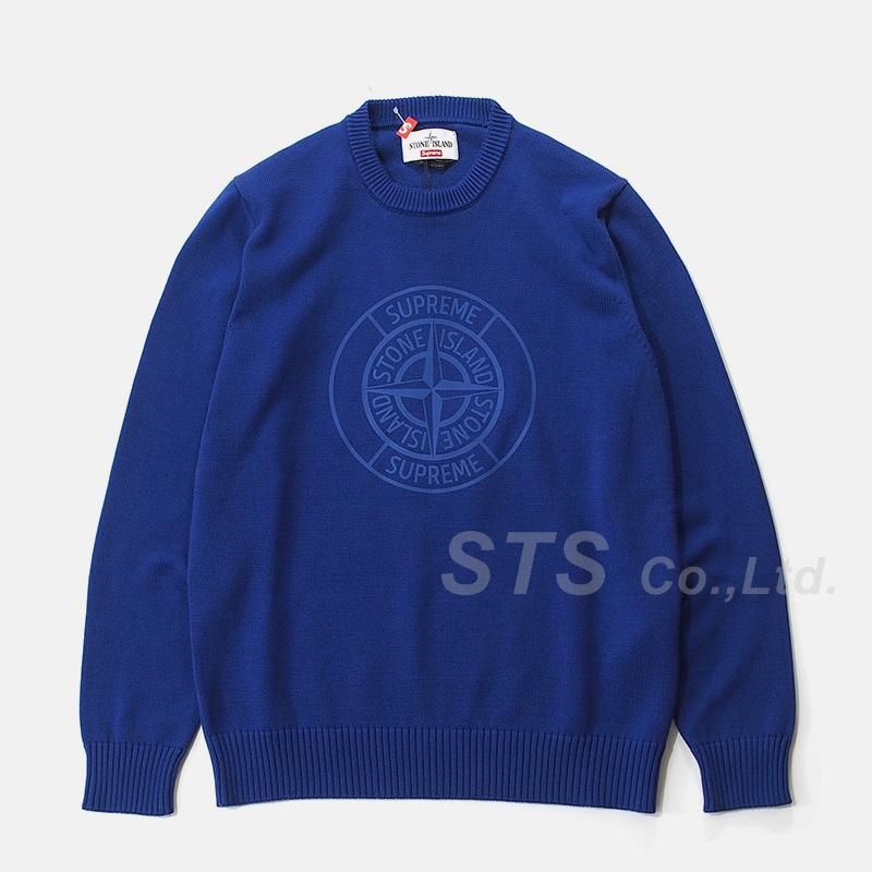 Supreme/Stone Island - Reflective Compass Sweater - ParkSIDER