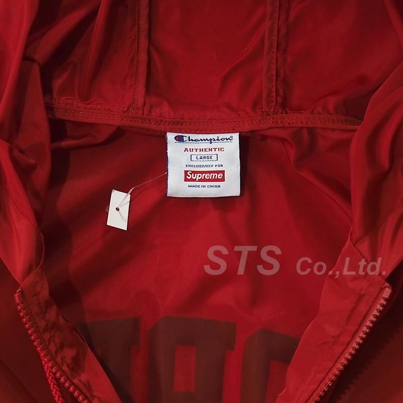 Champion × Supreme ウィンドブレーカー M 赤 Champion × Supreme ウィンドブレーカー M 赤 - メルカリ