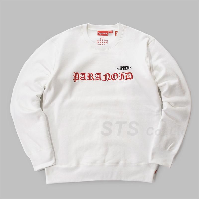 Supreme - Black Sabbath Paranoid Crewneck - ParkSIDER