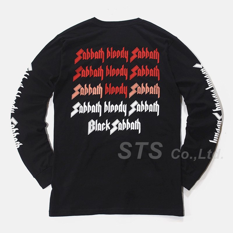 Supreme - Black Sabbath Sabbath Bloddy Sabbath L/S Tee - ParkSIDER