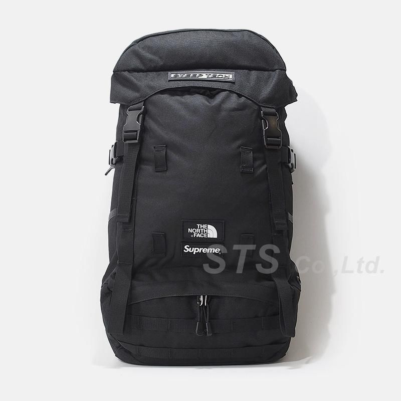 ノースフェイスSupreme THE NORTH FACE リュック　黒　Steep Tech