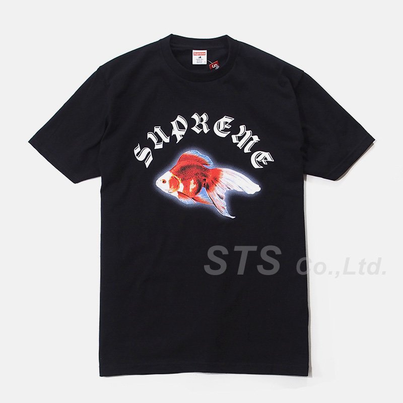 □Supreme/Sasquatchfabrix 金魚 tee Tシャツ L 黒-