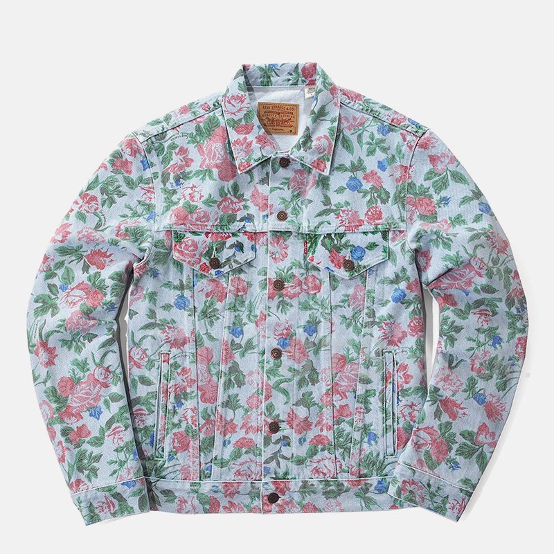 Supreme/Levi's Roses Trucker Jacket - ParkSIDER