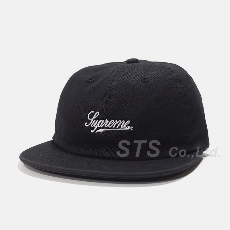 Supreme Script Logo Fitted 6-Panel cap - キャップ