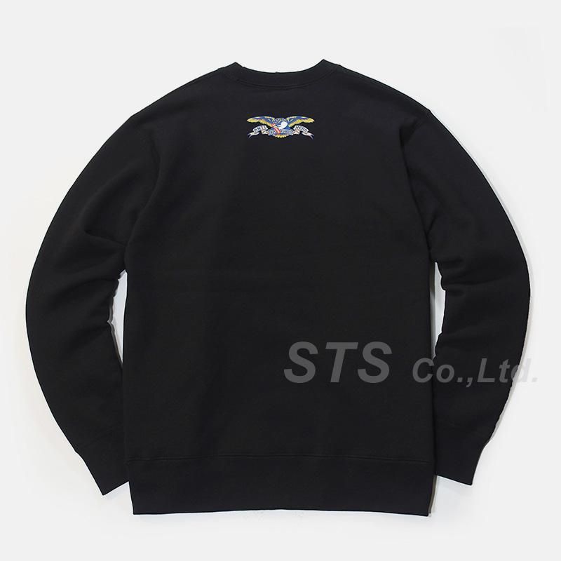 Supreme ANTI HERO　\" Pope Crewneck\" Supreme x Antihero Skateboards The Pope / Slayer Crewneck