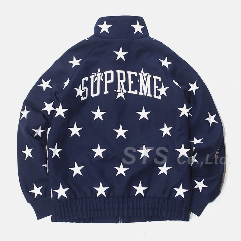 supreme star zip jacket 16FW Sサイズ袖丈約76㎝襟元から