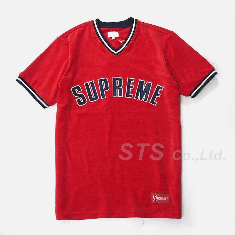 supreme Velour Baseball Jersey シュプリームBlackSIZE - Tシャツ