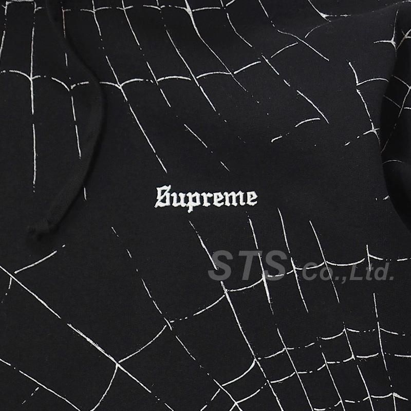 Supreme - Spider Web Hooded Sweatshirt - ParkSIDER