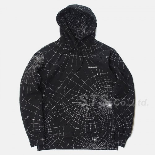 Supreme - Spider Web Hooded Sweatshirt