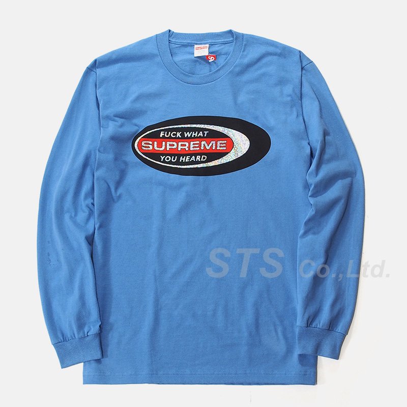 Supreme - Fuck What You Heard L/S Tee - ParkSIDER