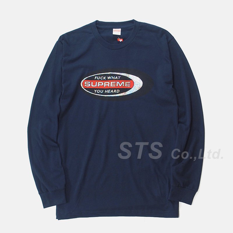 Supreme - Fuck What You Heard L/S Tee - ParkSIDER