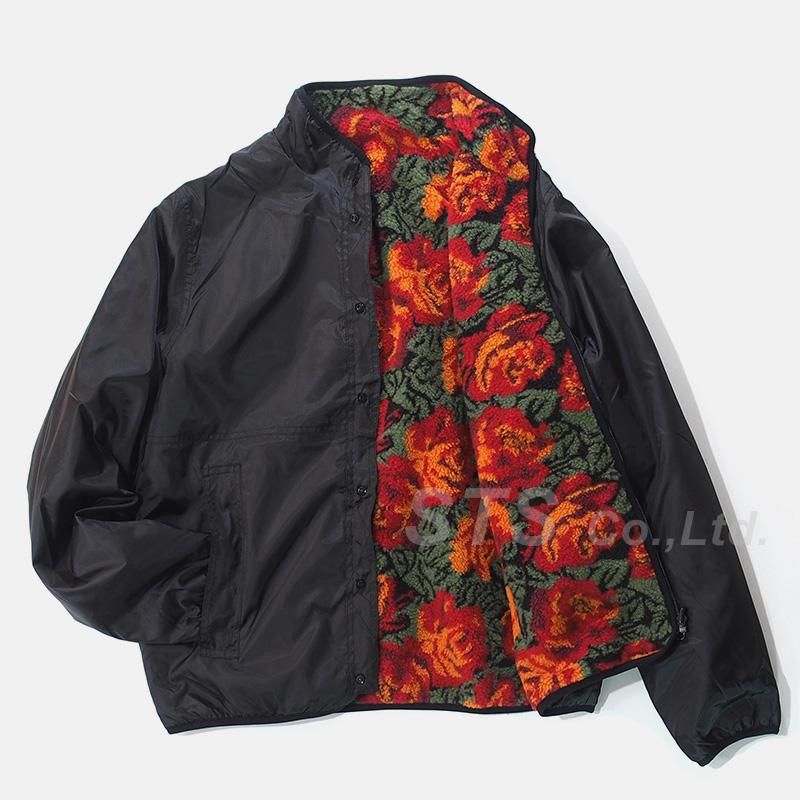 ジャケット・アウター Supreme Roses Sherpa Fleece Jacket Supreme Snowflake Toggle Fleece Jacket (FW18) - $238