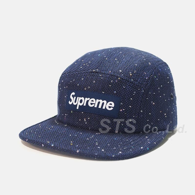 帽子 Supreme Box Logo Sequins Camp Cap 16AW Supreme Box Logo Sequins Camp Cap - Supreme 通販 Online Shop