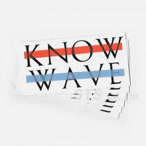 Know Wave - Logo Sticker