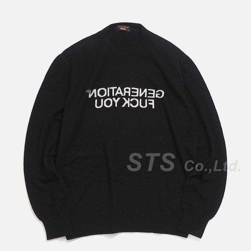 Supreme/UNDERCOVER Generation Fuck You Sweater - ParkSIDER