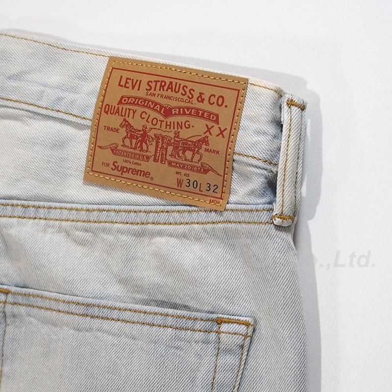 supreme LEVI’S Bleached 501 jean Supreme®/Levi's® – News – Supreme