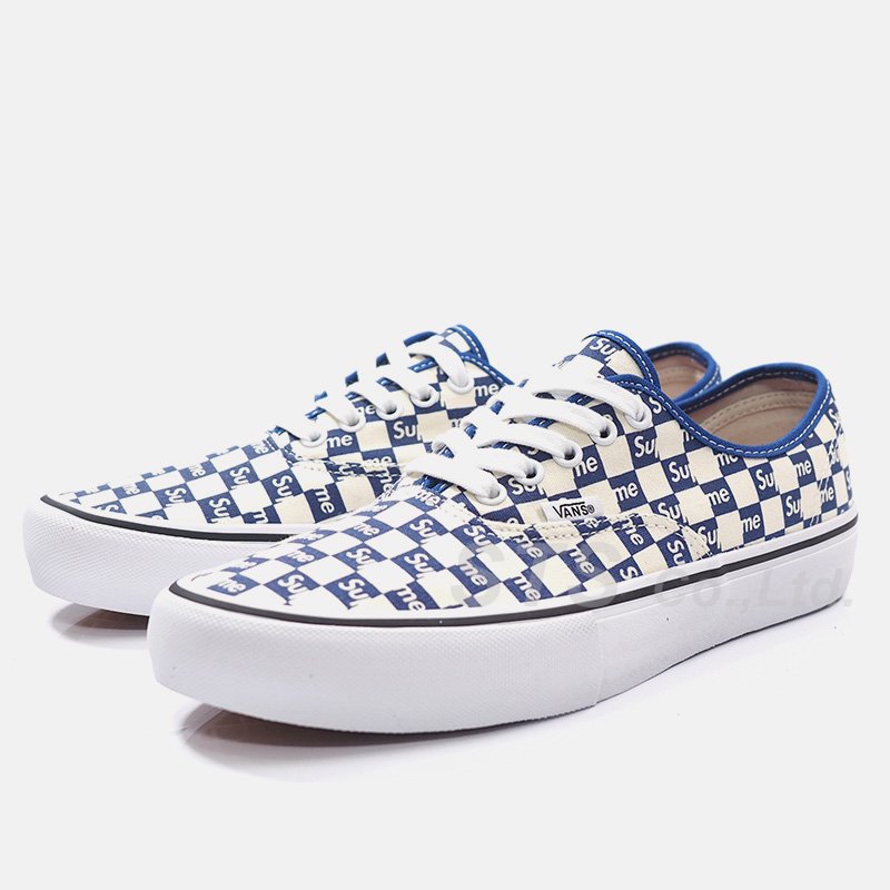 Supreme/Vans Checker Logo Authentic - ParkSIDER