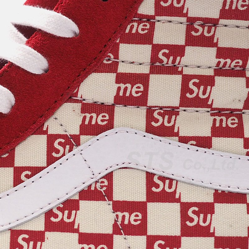 Supreme/Vans Checker Logo Sk8-Hi - ParkSIDER