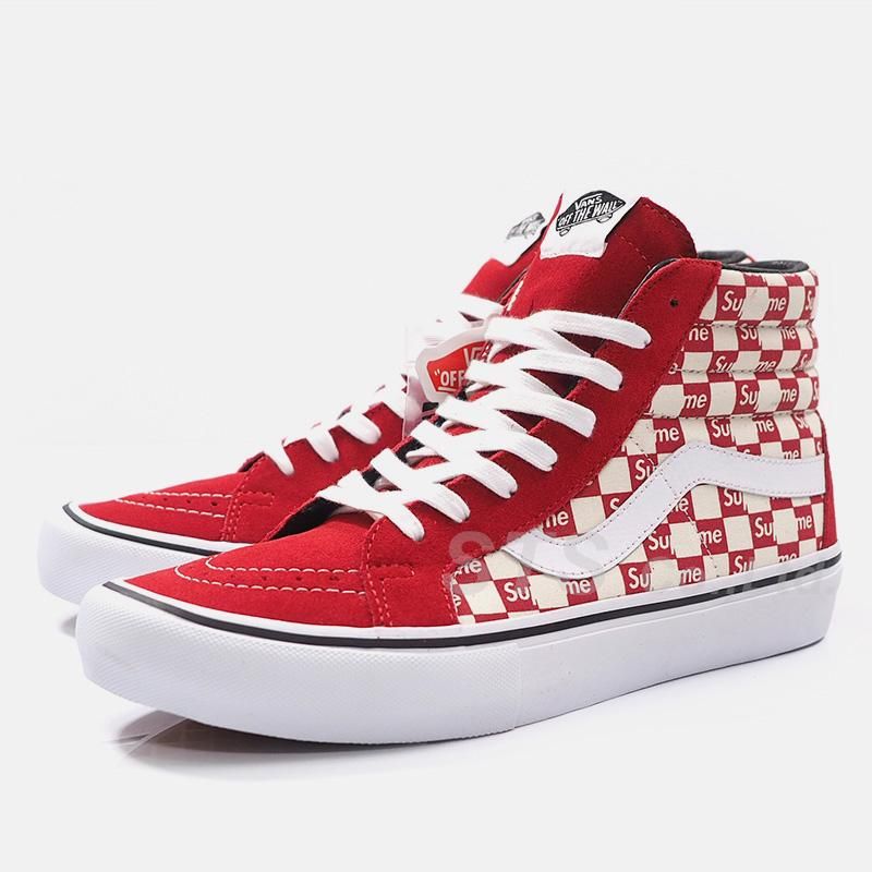 Supreme/Vans Checker Logo Sk8-Hi - ParkSIDER